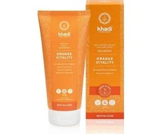 Ajurvedinis atgaivinantis šampūnas Oranžinis Vitality Eliksyras, Khadi, 200 ml