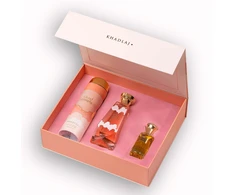 Set Khadlaj: Cloud Candy Extrait De Parfum Unisex, 100 ml + Cloud Candy dezodorantas purškiklis moterims, 200 ml + Cloud Candy kvepalų aliejus unisex, 25 ml