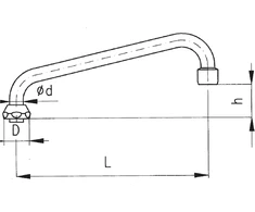 Kiaulės KFA tipas C 160mm chromas (831-003-0)