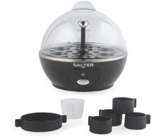 Kiaušinių virimo prietaisas Salter 6 kiaušiniams, 4 omletų formos, 3in1 EK6786VDE 430W, matavimo indelis, priedai