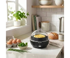 Kiaušinių virimo prietaisas Salter 6 kiaušiniams, 4 omletų formos, 3in1 EK6786VDE 430W, matavimo indelis, priedai