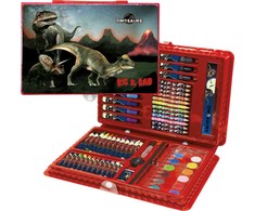 Derform Dailės priemonių rinkinys Dinosaurs ZA71DN17, 71 dalis