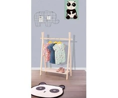 Kids Collection Vaikiškas Stovo Drabužiams 80,5x30x100 cm - Skandinaviškas Dizainas