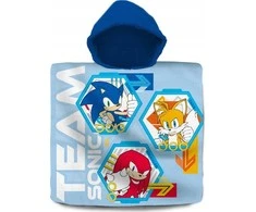 Kids Euroswan Poncho kąpielowe 60x120cm medvilnė Sonic SN00021 Kids Euroswan
