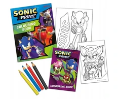 Kids Euroswan - Akcesoria licencyjne Kids Euroswan Hiszpania *****Sonic zest.do kolorowania SN00015 83429