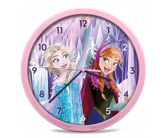 Kids Licensing KIDS Laikrodis ścienny na ścianę 25cm Kraina Lodu Elsa Elza Anna Frozen dla dziecka / Fzn3954 (SB12057)