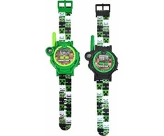 Kids Euroswan Hiszpania KIDS „Minecraft“ 2 racijų rinkinys + LED laikrodis vaikams / Min40098