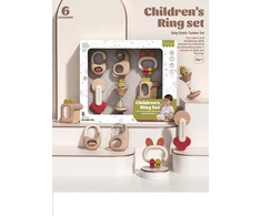 Kids2 Nežinomas Barškutis Baby Rattle Teether Set, įvairių spalvų