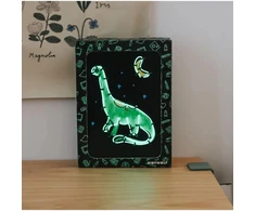 KIDYWOLF šviečianti piešimo lenta, KIDYNEON-DIN-GR