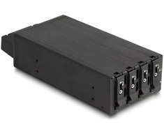 „Delock Slim Bay“ keičiamas rėmelis, skirtas 4 x M.2 NVMe SSD, su „Slim SAS SFF-8654“ sąsaja