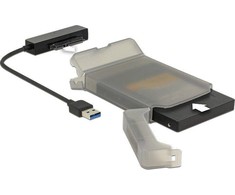 DELOCK konverteris USB 3.0 A tipo kištukas > SATA 6 Gb/s 22 kontaktų su 2,5" apsauginiu dangteliu