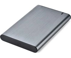 GEMBIRD EE2-U3S-6-GR HDD/SSD disko korpusas 2,5" su USB Type-C prievadu USB 3.1 šlifuoto aliuminio pilkos