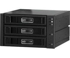 Jj Computer JJ Kompiuteris JOUJYE JJ-N-36TM SATA-SAS I II III Dėklas 8.6cm x 14.6cm skirtas 3XHDD 6.4cm-8.9cm 2.5Zoll-3.5Zoll Juodas