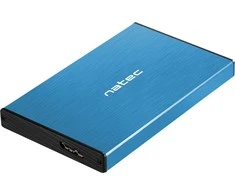 NATEC NKZ-1280 išorinis korpusas RHINO GO, skirtas 2,5" SATA USB 3.0 Mėlyna