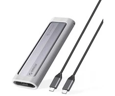 Disko dėžutė Orico AXMF2F-GY M.2 SATA SSD USB-C 3.2 – pilkos spalvos