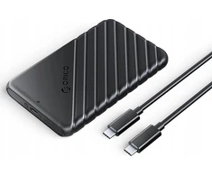 Kietasis diskas Orico 25PW1C-C3 2.5" HDD/SSD USB-C 3.1 6Gb/s Disk Drive – juodos spalvos