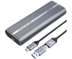 Orico M.2 NVMe SSD korpusas, USB-C 40 Gbps, su ventiliatoriumi, metalinis