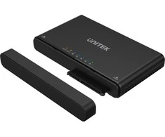 UNITEK ENCLOSURE USB-C į PCIe/NVMe M.2 SSD + SATA III adapteris su neprisijungus klonu