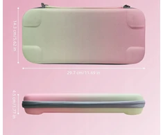 JYS Kietas dėklas Nintendo Switch 2 JYS-NS2283 Rožinis-Žalias (SB11082)