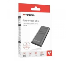 Išorinis kietasis diskas SSD Verbatim TurboMetal 1TB grafito spalvos (32021)