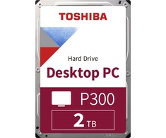 Toshiba P300 2 TB, hard drive - SATA 6 Gb/s, 3,5, Bulk