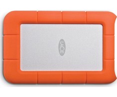 Kietasis diskas HDD išorinis diskas LaCie Rugged mini 1TB Sidabrinis- oranžinė (301558)