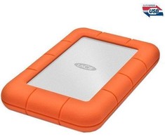 Kietasis diskas HDD išorinis diskas LaCie Rugged mini 1TB Sidabrinis- oranžinė (301558)