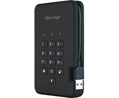 Kietasis diskas Dysk zewnętrzny SSD iStorage diskAshur2 512GB Juodas (IS-DA2-256-SSD-512-B)