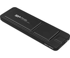 Kietasis diskas SILICON POWER KOMPIUTERIAI IR RYŠIAI SILICON POWER Nešiojamas SSD PX10 2TB USB 3.2