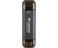 TRANSCEND 2TB Išorinis kietasis diskas SSD ESD310C USB 10Gbps Type C/A