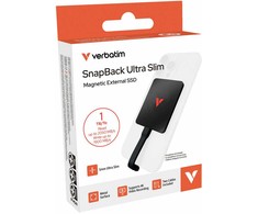 Kietasis diskas Dysk zewnętrzny SSD Verbatim SnapBack Ultra Slim 1TB Juodas (32336)
