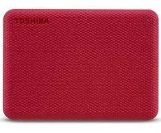 Išorinis kietasis diskas TOSHIBA Canvio Advance, raudonas, 4TB