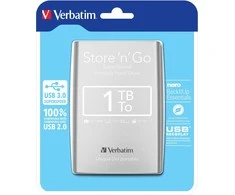 Kietasis diskas išorinis HDD Verbatim Parduotuvė 'n' Go 1TB Juodas (53023)