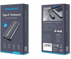 Kietasis diskas Graugear prijungimo stotelė GRAUGEAR externes Gehäuse M.2NVMe SSD PCIe3.0 10Gbit mažmeninė prekyba