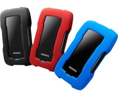 Kietasis diskas HDD išorinis diskas ADATA HD330 1TB Juodas raudonas (AHD330- 1TU31-CRD)