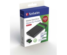 Kietasis diskas Išorinis HDD Verbatim 53111 500GB juodas (53111)
