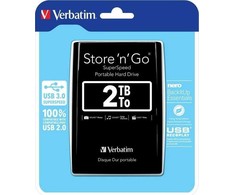 Kietasis diskas išorinis HDD Verbatim Parduotuvė 'n' Go 2TB Juodas (53177)