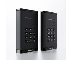 Kietasis diskas Dysk zewnętrzny SSD iStorage diskAshur PRO3 SSD 4 TB Juodas (IS-DAP3-256-SSD-4000-F)