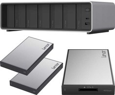 Išorinis kietasis diskas SSD Lexar Professional Workflow Pro su CFexpress Type A skaitytuvu 2x2TB (F800/730/2x502T-2TB)