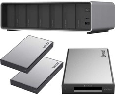 „Lexar Professional Workflow Pro“ prijungimo stotelė su „CFexpress Type B“ skaitytuvu ir 2 x 2 TB SSD