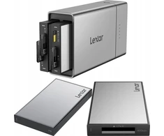 Išorinis kietasis diskas SSD Lexar Professional Workflow Go I su CFexpress 4.0 Type B skaitytuvu 2TB (F600/740/502T-2TB)