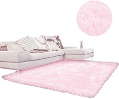 Pink Kilimas - Living Room Shaggy 120x160 - Universalus rožinis