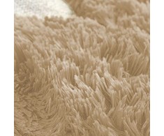 Kilimas storas tankus minkštas pliušas Living Room Shaggy 200x200 - CappucinoCamel universalus
