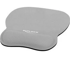 DeLOCK Ergonomiškas pelės kilimėlis with Gel su atrama riešui - pilka