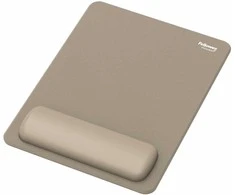 Fellowes „Breyta XL“ smėlio spalvos pelės kilimėlis su riešo atrama