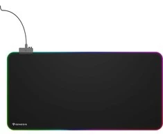 Genesis Pelės kilimėlis | Boron 500 XXL RGB | Pelė pad | 400 x 800 x 4 mm | Juodas
