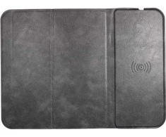Kilimėlis Oem Mouse pad with wireless charger 15W OJD-82 ruda pilkas
