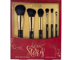 KILLYS_SET „Meilės istorijos“ veido ir akių makiažo šepetėlių rinkinys, 6 vnt.