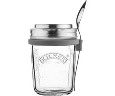 „Kilner“ pusryčių stiklainis + šaukštas 0025 899