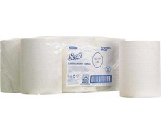 Kimberly-Clark Kimberly-Clark Scott Slimroll - Popieriniai rankšluosčiai ritinėlyje, balta, 6 ritinėliai - 165 m